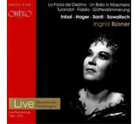 Ingrid Bjoner La Forza Del Destino/Un Ballo in Maschera/Turandot/Fidelio... (CD)