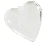INGROCART SRL Cuore Cuori PLEXIGLASS Altezza 6,5 cm Confezione 10 Pezzi decoupage lavoretti