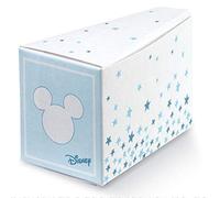Ingrosso e Risparmio 12 Scatoline portaconfetti a Forma di Fetta di Torta, firmate Disney, celesti con sagoma Topolino confettate, bomboniere Nascita, Compleanno Maschio (Senza confezionamento)