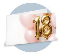 Ingrosso e Risparmio 40 Bigliettini 18 Anni per Confetti bomboniere Personalizzabili Fai da Te segnaposto sacchettini Compleanno Rosa Antico e Oro Numero Diciotto cartoncini Palloncini