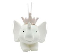 Ingrosso e Risparmio Bomboniera Battesimo Bambina 1 pz Profumatore Elefantino Coroncina Profumatore Resina Dettagli Rosa Bimba Nascita Femminuccia Economica Evento Elegante