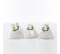 Ingrosso e Risparmio Bomboniera Comunione 12 pz Sacchetto per Confetti in Cotone Bianco con Applicazione Sagoma Calciatore Italia Confettata Fai da Te Compleanno Cresima Tema Calcio Evento Sportivo