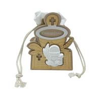 Ingrosso e Risparmio Bomboniera Comunione 6PZ Scatolina in Legno Portaconfetti Simboli Prima Comunione Calice Ostia Bambino Bambina Femmina Maschio