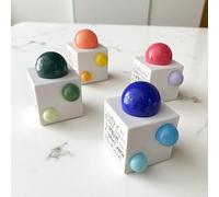 Ingrosso e Risparmio Bomboniera Cresima 1 pz Luce LED a Forma Cubo con Sfere Colorate e Frasi Felicità Gioia Scatola Bacchette Essenza Incluse Economiche