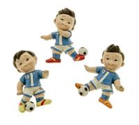 Ingrosso e Risparmio Bomboniere Comunione Bambino 12PZ Calamita Calciatore Segnaposto Sacchetto Portaconfetti Decorazioni Ragazzo Bimbo Maschietto Confettata Decorazione