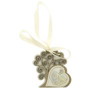 Ingrosso e Risparmio Kit 12 Appendini con Simboli Cresima e Albero della Vita in Legno e Resina con Fiocchetto - Accessori confettata economici