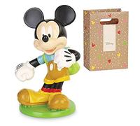 Ingrosso e Risparmio Statuina di Topolino Esploratore con Zaino in Spalla, Firmato Disney, bomboniere Compleanno Bimbo, Cake Topper, Completo di Scatola Regalo (Senza confezionamento)