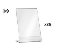 Ingrosso L Supporto Verticale A3 A4 A5 A6 Espositore Portafogli Acrilico