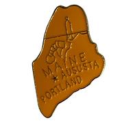 Ingrosso Lotto Di 50 Maine Smalto Stato Mappa Cappello Risvolto Pin (Ace - 620)