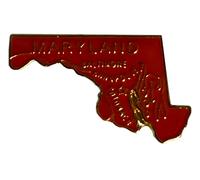 Ingrosso Lotto Di 50 Maryland Smalto Stato Mappa Cappello Risvolto Pin (Ace -