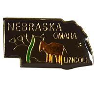 Ingrosso Lotto Di 50 Nebraska Smalto Stato Mappa Cappello Risvolto Pin (Ace -
