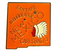 Ingrosso Lotto Di 50 Nuovo Mexico Smalto Stato Mappa Cappello Risvolto Pin (Ace