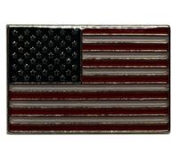 Ingrosso Lotto Di 6 USA 50 Stella Bandiera Rettangolare Mini Cappello Bavero Pin