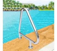 Inground - Corrimano per piscina, in acciaio inox, con copertura antiscivolo, supporta 113,4 kg per sicurezza e accessibilità