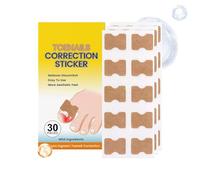 Ingrown Toenail Strips, Moisturizing Relief Tapes, Professional Self Adhesive Toenail Curve Corrector for Dry Rough Skin Women Elderly Home Salon Pedicure Prep 30-Pack Professional Health 1.57inch