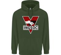 Ingsoc George Orwell Socialismo Inglese 1994 Felpa