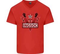 INGSOC George Orwell Socialismo Inglese 1994 Maglietta In Cotone A V Per Uomo