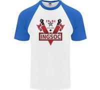 INGSOC George Orwell Socialismo Inglese 1994 Maglietta S/S Da Baseball Uomo