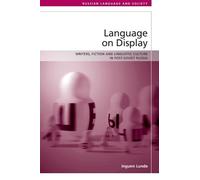 Ingunn Lunde Language on Display (Tascabile) Russian Language and Society