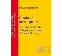 Ingvar Johansson Ontological Investigations (Copertina rigida)