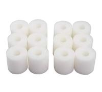 INGVIEE Pack of 12 Compatible Foam Filter for Eheim 2618080 Aquaball 2208/2210/2212 60/130/180 Biopower 160/200/240 Aquarium Filter