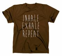 Inhale Exhale Repeat T-Shirt Yoga Om Shiva Shakti Pilates Meditazione Atmung