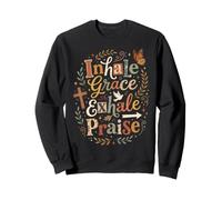 Inhale Grace Exhale Praise Felpa