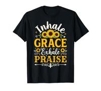 Inhale Grace Exhale Praise Maglietta