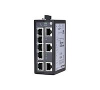 InHand Networks ISE5008D Switch Ethernet Industriale 8 Porte Gigabit (10/100/1000 Mbps), Switch di Rete Non Gestito per Guida DIN, da -40°C a +75°C, Certificato CE/UL (Morsettiera Inclusa)