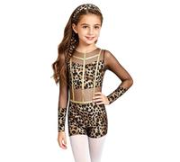 inhzoy Bambini Costume Di Ragazza Di Caverna Per Cavernicola Preistorico | Abbigliamento Ballo Pezzi,Mano Longa In Maglia,Tute Intere Da Circo Per Bambini,Eventi Del Giorno Storico,Festa Maschera