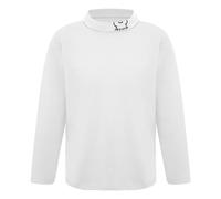 inhzoy Bambini Maglia Termica Solido Collo Alto T-Shirt a Maniche Lunga Bambina Ragazza Biancheria Intima Termica Thermal Tops Camicia Invernali Maglietta Abbigliamento Bianco E 9-10 Anni