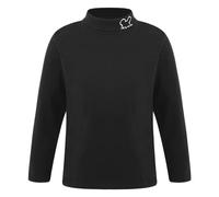 inhzoy Bambini Maglia Termica Solido Collo Alto T-Shirt a Maniche Lunga Bambina Ragazza Biancheria Intima Termica Thermal Tops Camicia Invernali Maglietta Abbigliamento Nero E 9-10 Anni