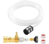 Iniettore a valle con espulsore di sapone per idropulitrici dotato di raccordi 3/8 Quick Connect e tecnologia a sifone per prevenire perdite di detersivo