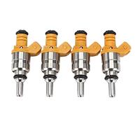 Iniettore Benzina 4 pz Ugello di Iniezione di Carburante Flusso Abbinato Iniettore di Carburante 0K30E13250 per Rio 1.6L 1.5L 2001-2005 0K30E-13250