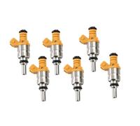 Iniettore Benzina 6 pz Ugello di Iniezione di Carburante Flusso Abbinato Iniettore di Carburante 0K30E13250 per Rio 1.6L 1.5L 2001-2005 0K30E-13250