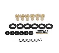 Iniettore Carburante Iniettori 6PCS Kit Di Ricostruzione Iniettori Carburante O-ring Guarnizioni Filtri Tappi Adatti Per Toyota 3.4 5VZFE Accessori Auto