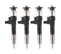 Iniettore di carburante 4 pezzi 095000-6800 1J574-53050 1J500-53050 compatibile con iniettore Common Rail per motore Kubota V3800-CR-TE4 V3800-CR-TIE4