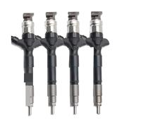 Iniettore di carburante diesel 4 pezzi, iniettore Common Rail, 236700L050, compatibile con Toyota Hilux Hiace 1KD 2KD-FTV, ricambi auto