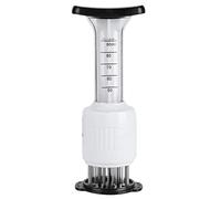 Iniettore di carne in acciaio inox per marinata e bistecche, siringa per intenerire bistecca, batticarne, tacchino, pollo, bistecca, vitello, maiale, pesce, accessori da cucina durevoli