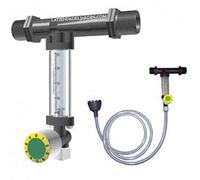 Iniettore di fertilizzante Venturi, con chiave per dosaggio di precisione, 25Ø 5 mm, irrigazione 1630 l/h, flusso massimo di fertilizzante 110 litri a 3 bar