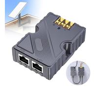 Iniettore GigE PoE 2 in 1 da 150 W con protezione completa per Starlink Gen3,compatibile con rete satellitare Starlink Gen3 a router/PC,supporta cavo Starlink originale per Starlink standard