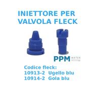 INIETTORE GOLA - UGELLO BLU N° 2 RICAMBIO VALVOLA ADDOLCITORE FLECK 10914-2