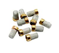 Iniettore Iniettore di Carburante Adatto per Toyota 4 Runner Sienna 3.0L 6 * 3 * 10.5mm 200 pezzi Kit di riparazione iniettori carburante Microfiltro metallico 11009(Copper)