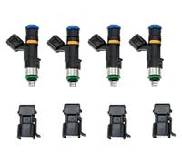 iniettore motore Per Audi A4 TT Per Golf Per Jetta Per Passat Con 1.8T 20V Turbo Iniettore Motore Auto 4 Set Tappi Carburante Kit Adattatori