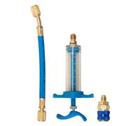Iniettore olio/colorante per auto A/C 30Ml 1Oz con adattatore attacco rapido lato basso 1/4 aria condizionata siringa per iniezione oliatore automobilistico