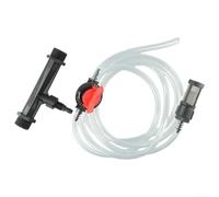 Iniettore per fertilizzante da giardino Venturi 3/4, set tubo acqua con interruttore e filtro per irrigazione
