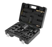 Iniettore pneumatico 24 pezzi, estrattore iniettore diesel per Bosch/Delphi/Denso, 5-8 bar aria compressa con set adattatore e valigetta per il trasporto (nero)
