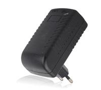 Iniettore Poe con Presa a Muro, Adattatore Poe Alimentatore DC48V 0,5A, Iniettore Poe Compatto per Telefono IP, Punto di Accesso Wireless e Dispositivi Client (Spina UE)