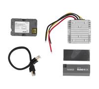 Iniettore PoE da 150 W e kit convertitore boost da 12 V a 48 V CC compatibile con il kit Internet parabolico V2, adattatore Ethernet GigE 3 A per connessione router, componenti di