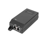 Iniettore PoE+ Digitus Gigabit Ethernet 30W IEEE 802.3at Nero